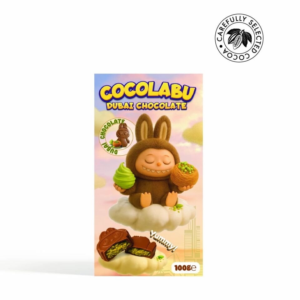 Cocolabu Çıtır Kadayıf ve Fıstık Krema Dolgulu Sütlü Çikolata, 100 gr