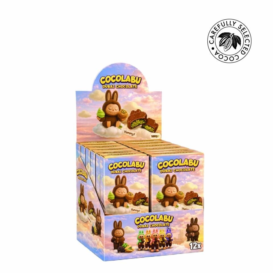 Cocolabu Çıtır Kadayıf ve Fıstık Krema Dolgulu Sütlü Çikolata, 100 g (12'li Paket)
