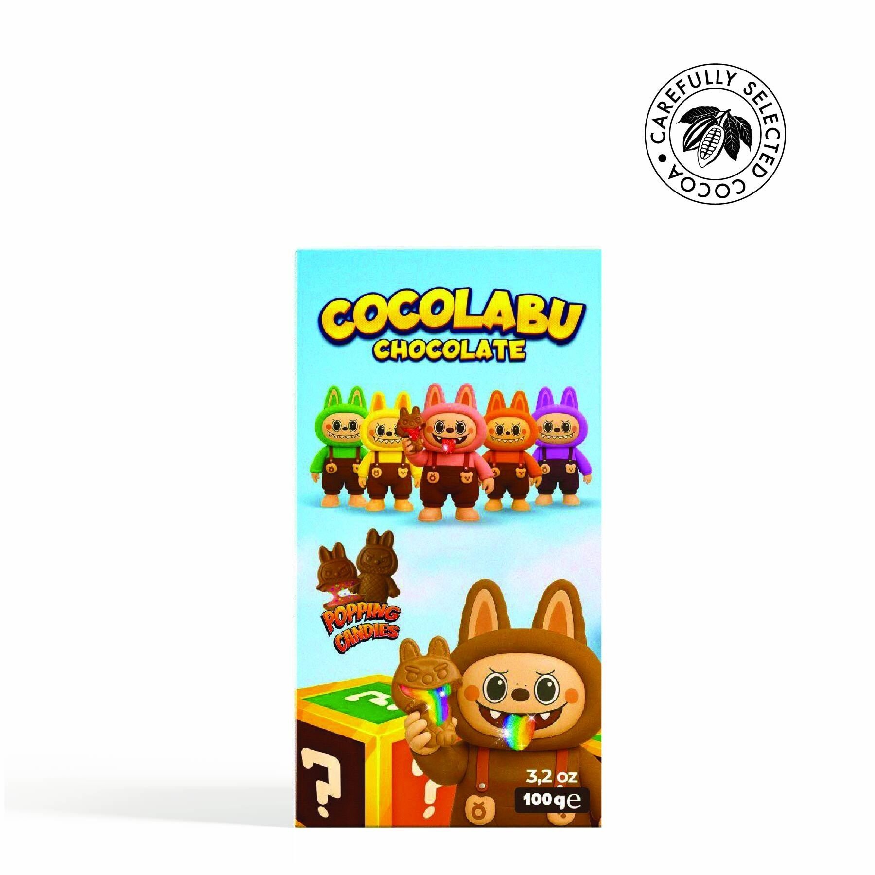 Cocolabu Limon, Çilek, Elma, Portakal, Orman Meyvesi Dolgulu Sürpriz Çikolata, 100 gr