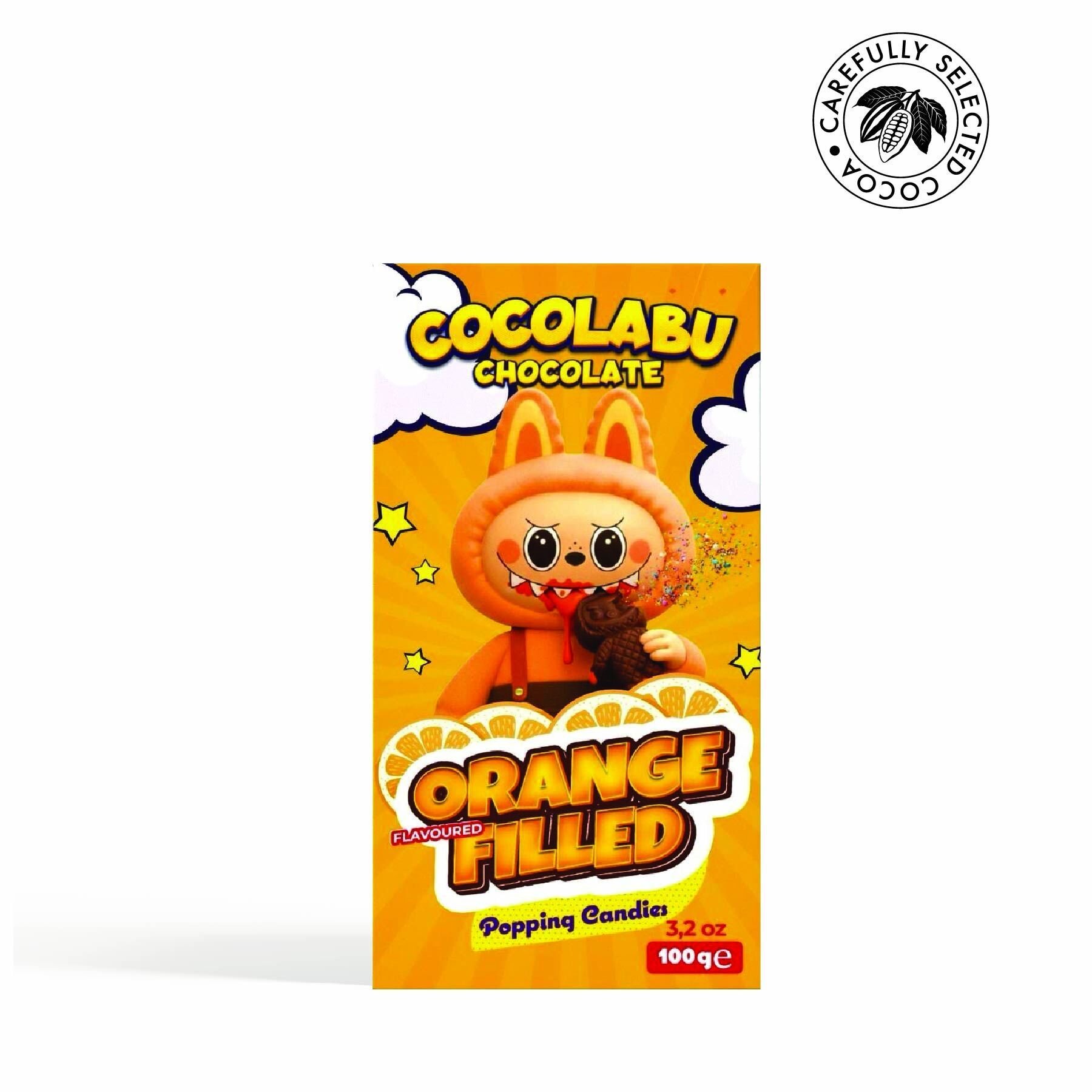 Cocolabu Portakal Aroma Dolgulu Çikolata, 100 gr