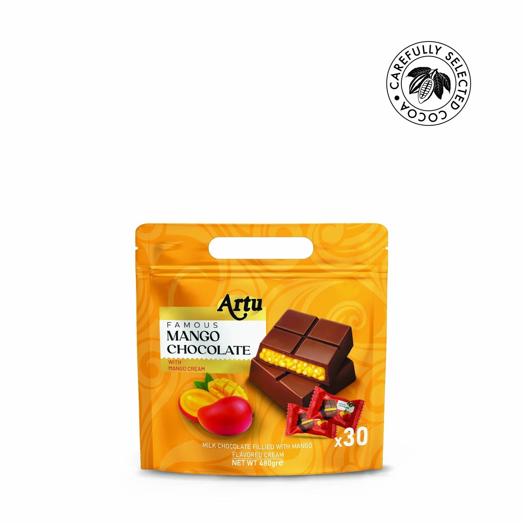Mango Kremalı Sütlü Çikolata (Doypack), 480g