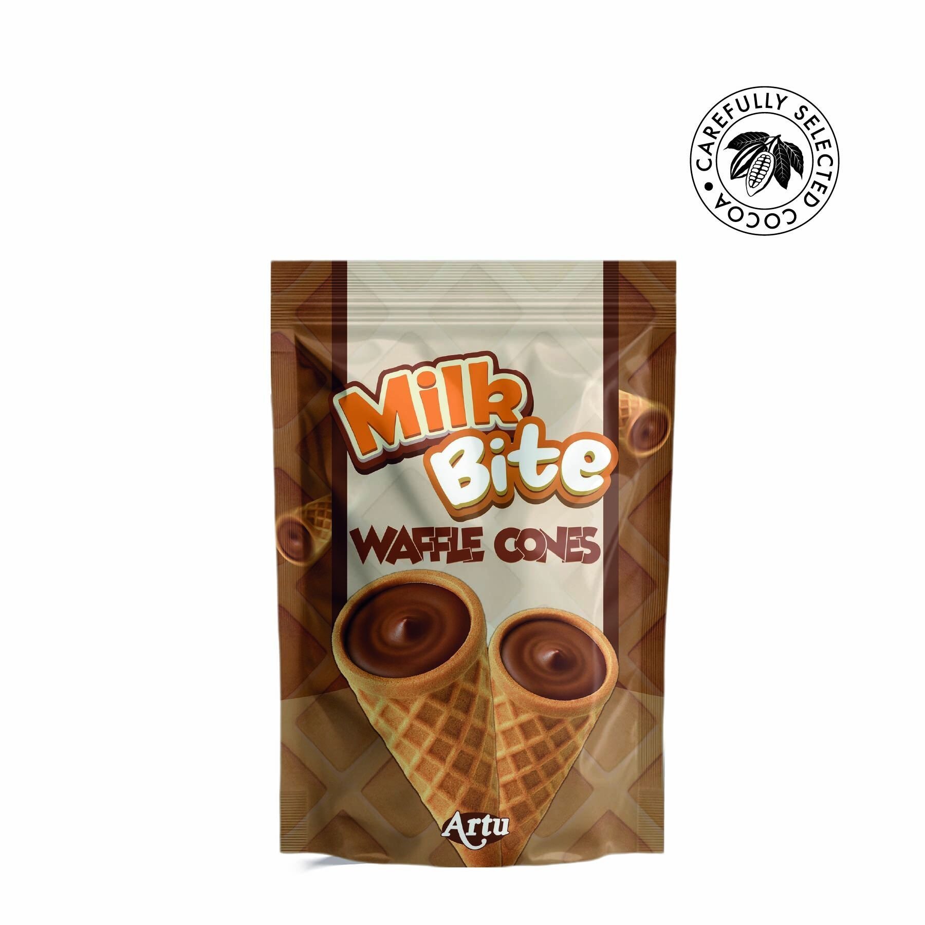 Sütlü Çikolata Dolgulu Kornet, 90g