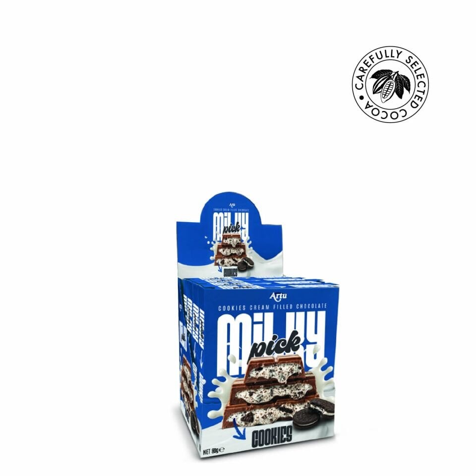 Milky Pick Oreo Krema Dolgulu Çikolata, 80g (6'lı Paket)
