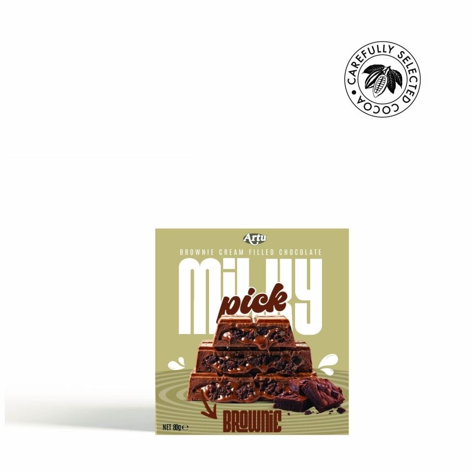 Milky Pick Borwnie Krema Dolgulu Çikolata 80g