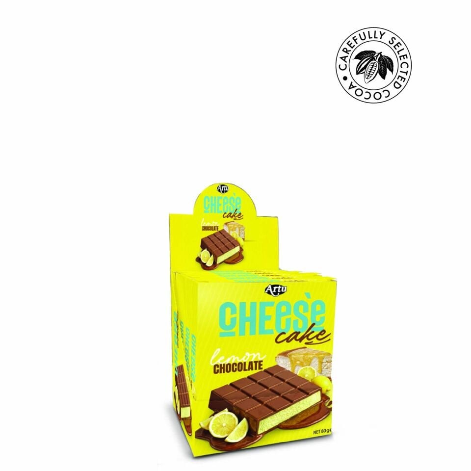 Cheese Cake Limon Çikolata, 80g (6'lı Paket)