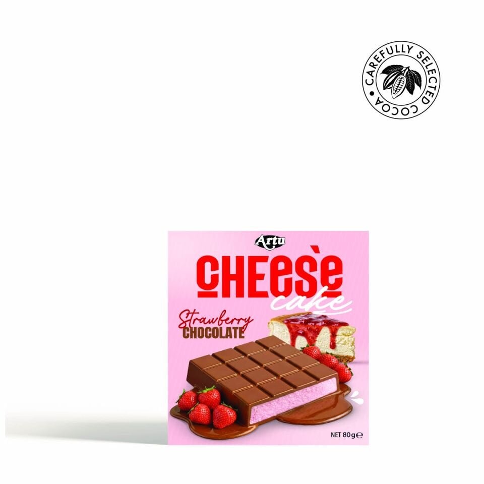 Cheese Cake Çilekli Çikolata 80g
