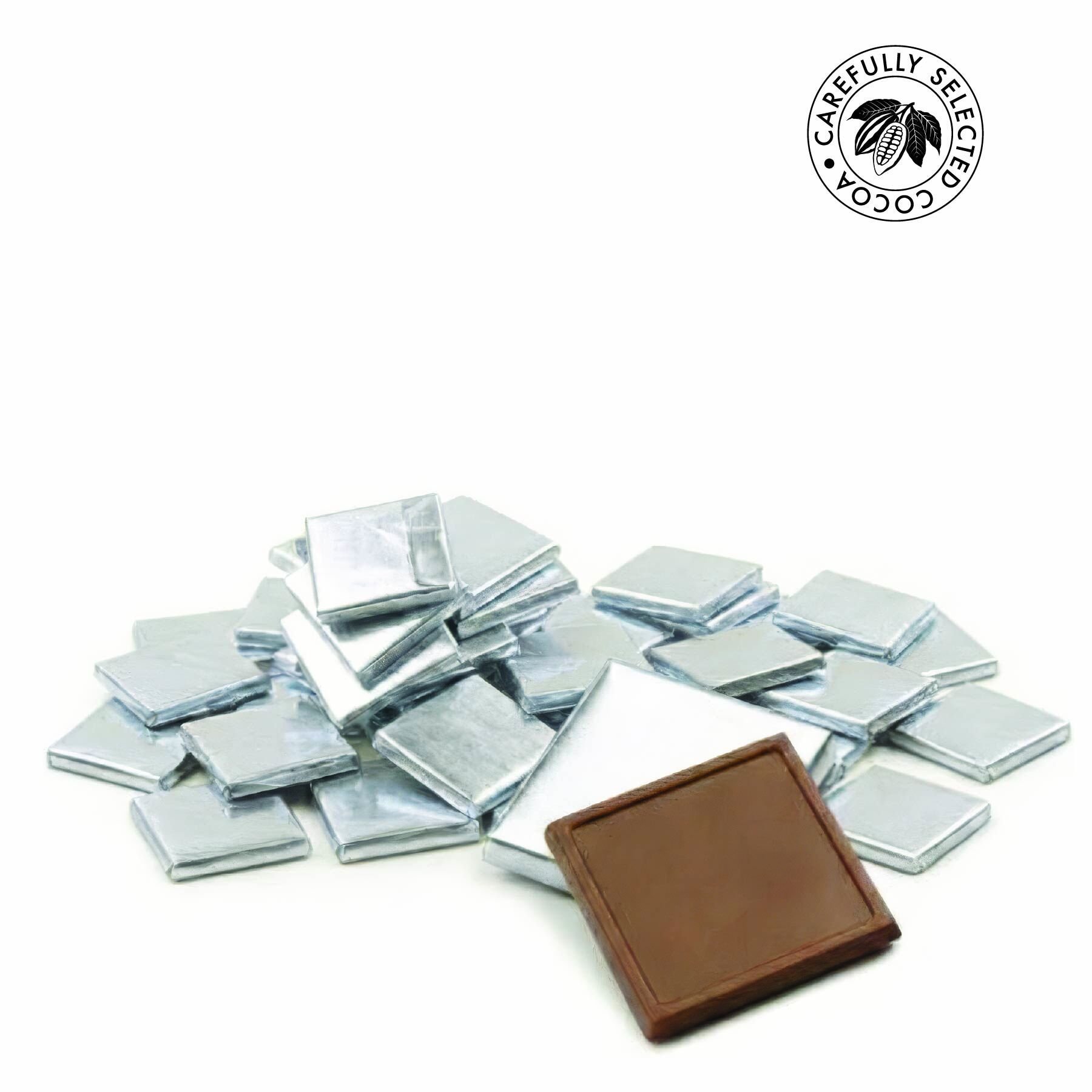 Gümüş Sargılı Sütlü Madlen Çikolata, 1 kg