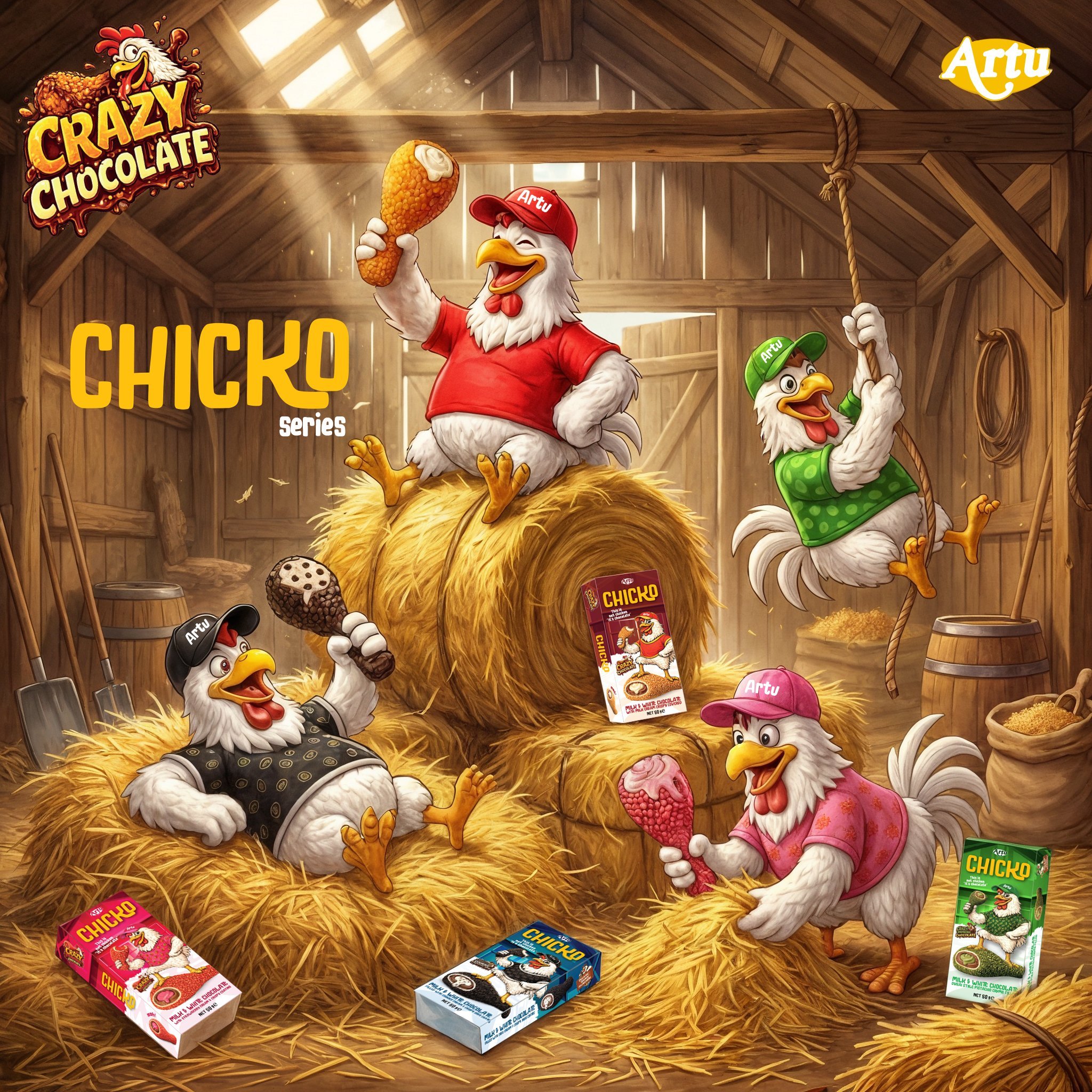 CHICKO | Tavuk Butu Şeklinde Sütlü Çikolata